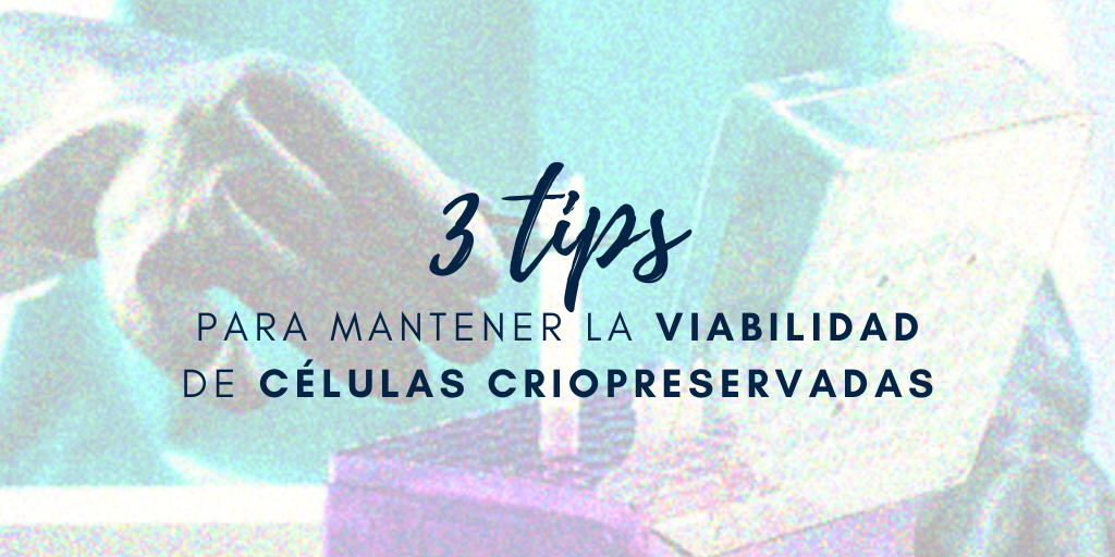3 tips para mantener la viabilidad de células criopreservadas